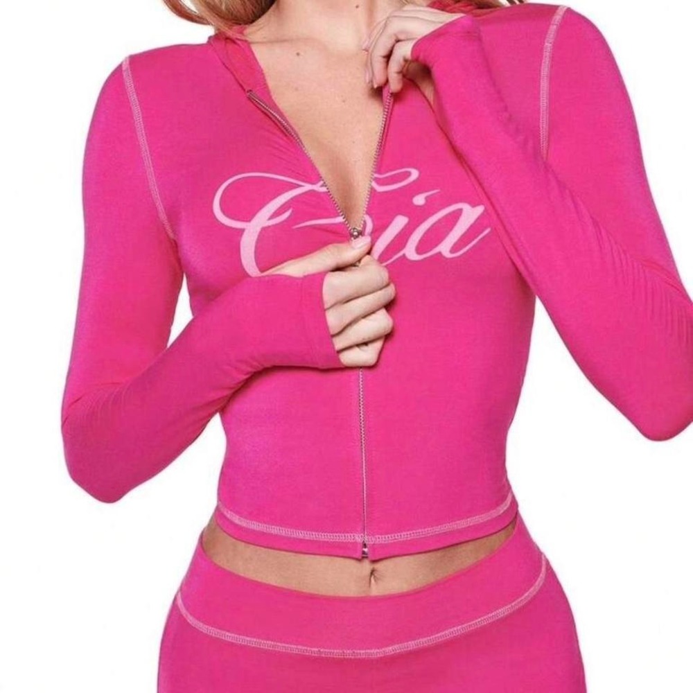 I.AM.GIA  Pink long sleeve two piece set